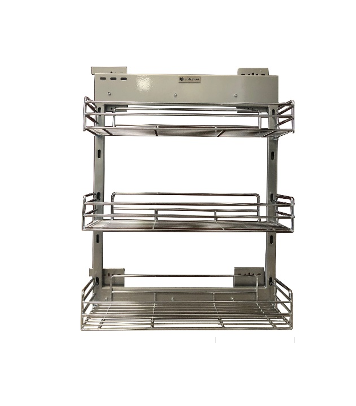 Soft Closing Spice Rack with 3pcs Wire Baskets
